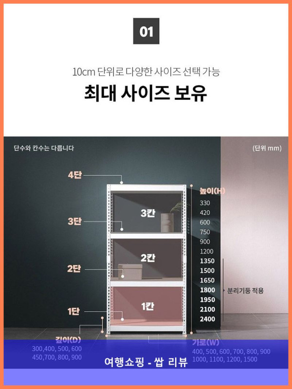 스피드랙 V2 화이트 4단 후기! 갓성비 선반 인정!