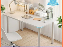 Unihome 고급 컴퓨터 책상 다용도 화이트 테이블, 고급 화이트